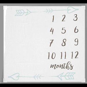 NWT Baby Milestone Blanket Unisex
